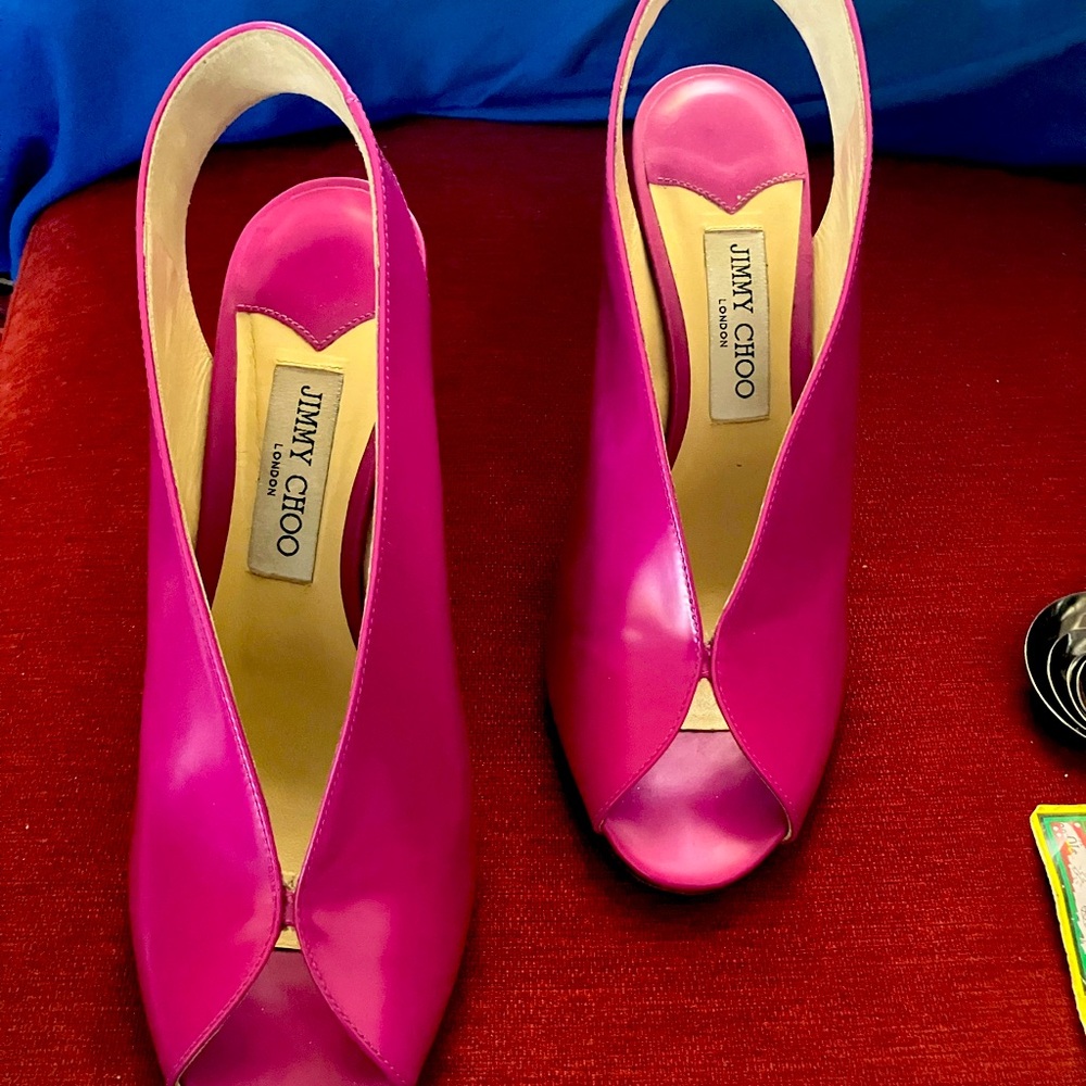 Jimmy Choo Peep toe heel